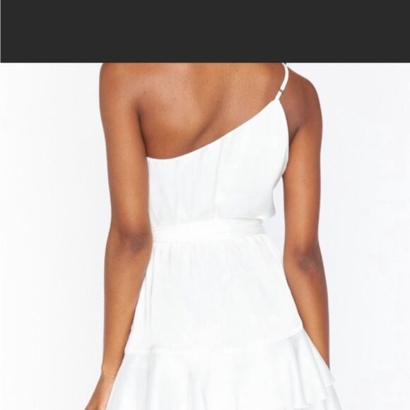 Show Me Your MuMu Superstar Ruffle Mini Dress Size Large NWT - Picture 3 of 11